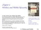 Computer Networking: A Top Down Approach Featuring the Internet - Chapter 6 Wireless and Mobile Networks