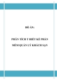 Đồ án: Phân tích thiết kế hệ thống - QUẢN LÝ KHÁCH SẠN 