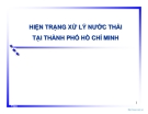 Hiện trạng xử lý nước thải tại tp.hcm 