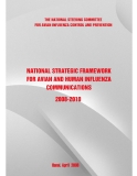 NATIONAL STRATEGIC FRAMEWORK FOR AVIAN AND HUMAN INFLUENZA COMMUNICATIONS 2008 - 2010