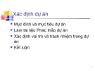 Xác định dự án