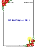 Kế toán quản trị 1