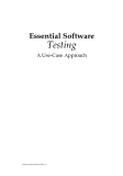 Essential SoftwareTestingA Use-Case Approach
