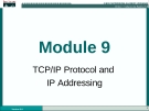 CCNA 1 Network Basics - Module 9 TCP/IP Protocol and IP Addressing