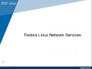 Fedora Linux Network Services