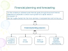 Financial planning and forecasting