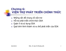 Bài giảng Tài chính quốc tế - Chương 6