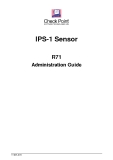 IPS-1 Sensor R71 Administration Guide