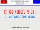 Hướng dẫn sao lưu phục hồi VEMIS