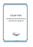 LUẬN VĂN: Tìm hiểu quá trình ra đời, tồn tại và phát triển của Luật phá sản