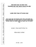 Luận văn: Ứng dụng một số phương pháp tính toán  xây dựng phần mềm trợ giúp điều trị thuốc chống đông đường .