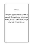 Tiểu luận:  Mối quan hệ giữa chính trị và kinh tế qua một số tác phẩm của Lênin trong thời kỳ NEP và ý nghĩa của nó đối với công cuộc đổi mới hiện nay