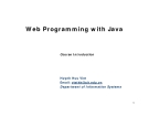  Web Programming with Java - Huỳnh Hữu Việt