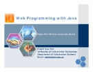 Web Programming with Java - HyperText Markup Language Basics