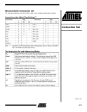 Microcontroller Instruction Set