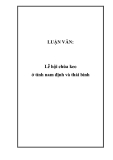 LUẬN VĂN:Lễ hội chùa keo ở tỉnh nam định và thái bình 