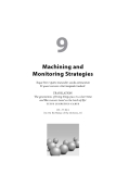 machining and monitoring strategies