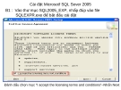 Cài đặt Microsotf SQL Sever 2005