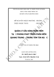 Luận văn:Quản lý cấu hình phần mềm tại phòng phát triển phần mềm quang trung – trung tâm tin học