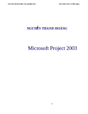 Thủ thuật Microsoft Project 2003