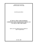 LUẬN VĂN:SỬ DỤNG CÔNG NGHỆ WINDOWS COMMUNICATION FOUNDATION TRONG CÁC ỨNG DỤNG TRÊN DIỆN RỘNG