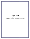 Luận văn:" Lập trình thiết bị do động trên J2ME"