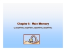 Operating System Concepts - Chapter 8: Main Memory
