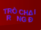 Trò chơi Rồng đỏ