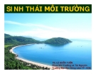 SINH THÁI MÔI TRƯỜNG -TS. LÊ QUỐC TUẤN