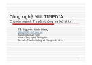 Bài giảng Công nghệ Multimedia - Chuyên ngành truyền thông và xử lý tin