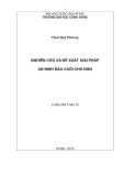 Luận văn nghiên cứu đề xuất giải pháp an ninh đầu cuối cho NGN 