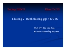 Chương V. Bệnh thường gặp ở ĐVTS