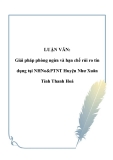 LUẬN VĂN: Giải pháp phòng ngừa và hạn chế rủi ro tín dụng tại NHNo&PTNT Huyện Như Xuân Tỉnh Thanh Hoá