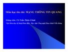 Mạng thông tin quang. Chương 3: mạng thông tin quang ghép bước sóng