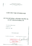 Luận văn thạc sĩ: Cải tạo mở rộng lưới điện truyền tải có xét đến khả năng tải