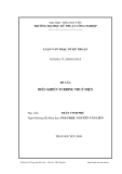 Đề tài: ĐIỀU KHIỂN TURBINE THUỶ ĐIỆN