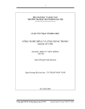 Luận văn: CÔNG NGHỆ MPLS VÀ ỨNG DỤNG TRONG MẠNG IP VPN
