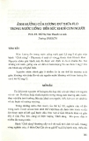 Ảnh hưởng của lượng dư thừa Flo trong nước uống đối với sức khỏe con người