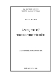 Luận văn: ẨN DỤ TU TỪ TRONG THƠ TỐ HỮU