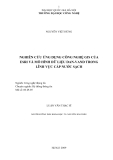 LUẬN VĂN:NGHIÊN CỨU ỨNG DỤNG CÔNG NGHỆ GIS CỦA ESRI VÀ MÔ HÌNH DỮ LIỆU DAN-VAND TRONG LĨNH VỰC CẤP NƯỚC SẠCH