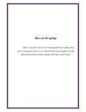 Báo cáo tốt nghiệp: “THỰC TRẠNG CÔNG TÁC THẨM ĐỊNH KHẢ NĂNG TRẢ  NỢ CỦA KHÁCH HÀNG VAY VỐN TRUNG VÀ DÀI HẠN TẠI SỞ  GIAO DỊCH NGÂN HÀNG NGOẠI THƯƠNG VIỆT NAM ”