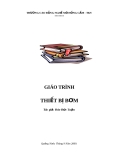 GIÁO TRÌNH THIẾT BỊ BƠM - Đào Đức Tuận