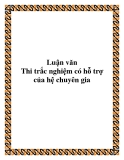 Luận văn Thi trắc nghiệm có hỗ trợ của hệ chuyên gia