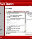 Hướng dẫn xóa bỏ phần mềm giả mạo 007 Anti-Spyware