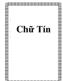 Chữ Tín trong cuộc sống