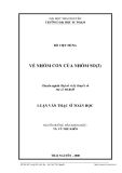 Luận văn: VỀ NHÓM CON CỦA NHÓM SO(3)