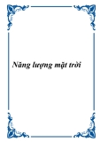 Năng lượng mặt trời