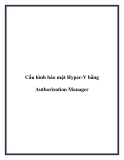 Cấu hình bảo mật Hyper-V bằng Authorization Manager