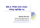 Bài 5. Phân tích chức năng nghiệp vụ