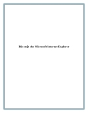 Bảo mật cho Microsoft Internet Explorer